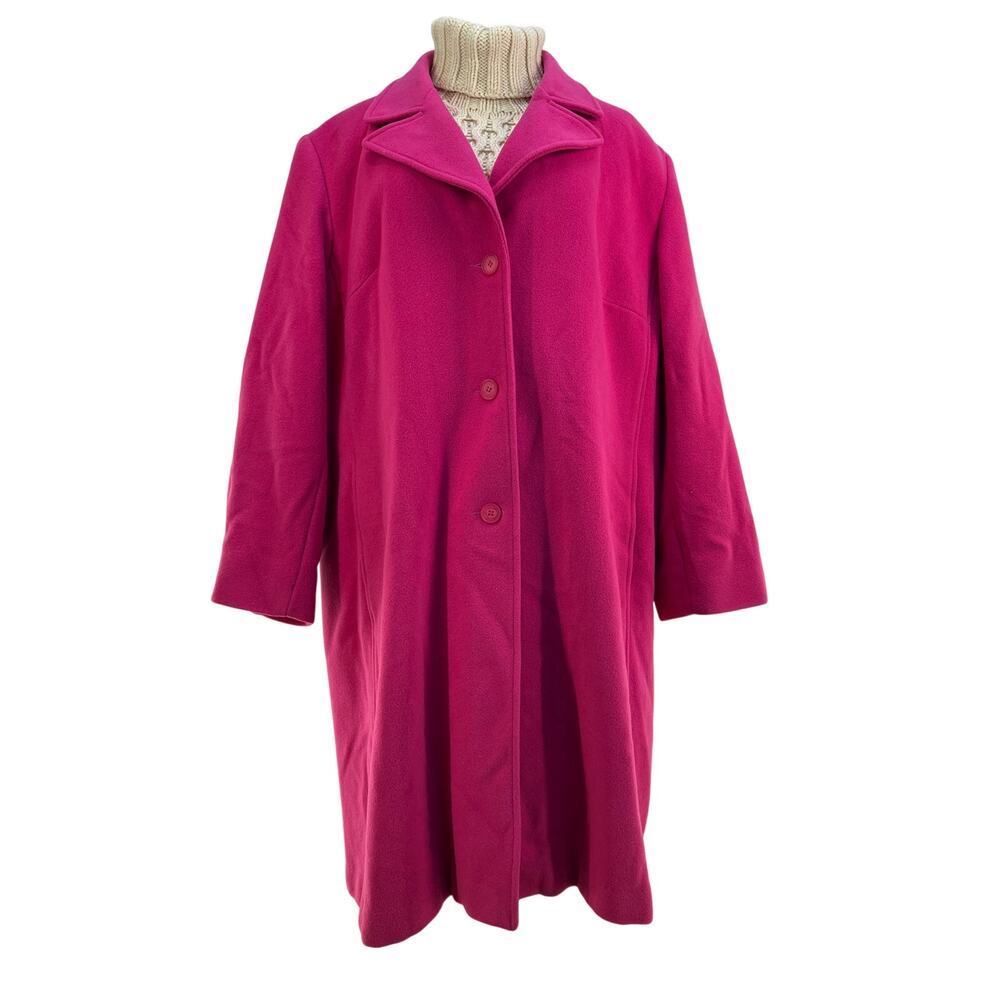 Marvin Richards Pink Wool Coat